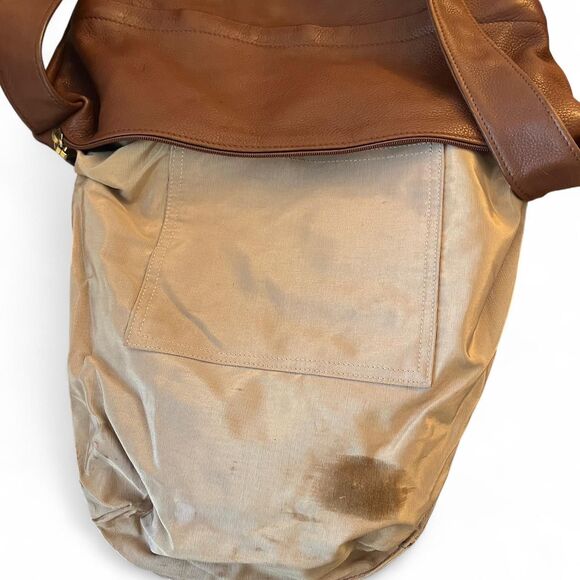 Vintage Libaire Brown Leather Shoulder Bag - Picture 6 of 8